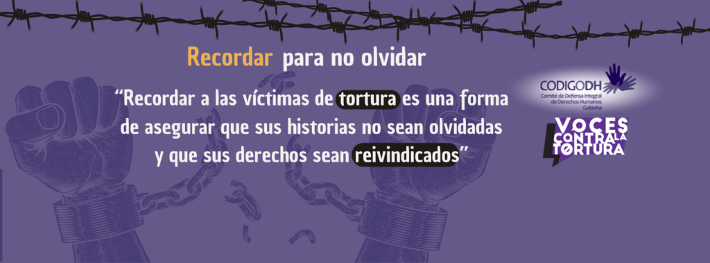26 de Junio Día Internacional en apoyo a las víctimas de tortura ...
