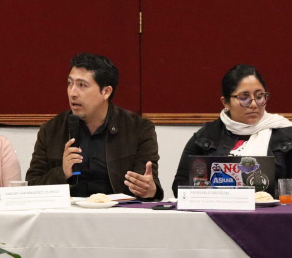 panel de Personas Defensoras, participó Laura Morales, Mariana Patrón, Nadir Quiroz y Melquiades Rosas