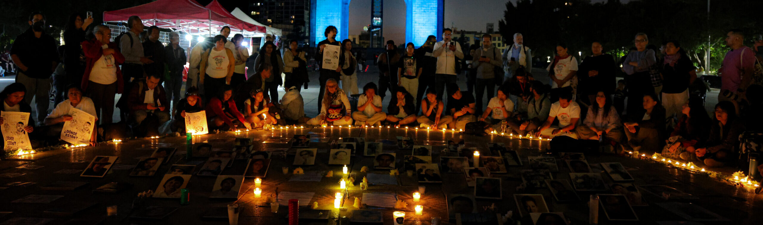 Velada con integrantes de la RED TDT. Memorial para exigir justicia, por defensoras y personas desaparecidas.